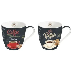 2 Tasses en porcelaineIT’S COFFEE TIME