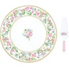 Assiette à gâteau Ø 32 cm avec pelle GARDEN JOY