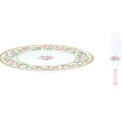 Assiette à gâteau Ø 32 cm avec pelle GARDEN JOY