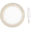 Assiette à gâteau avec pelle de service FESTIVE