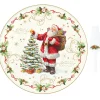 Assiette à gâteau avec pelle MAGIC CHRISTMAS