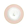 Assiette creuse en porcelaine JARDIN DE REVES