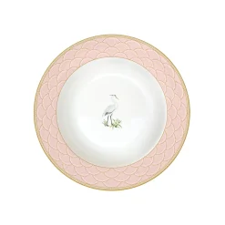 Assiette creuse en porcelaine JARDIN DE REVES