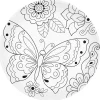 Assiette àdessert en porcelaine de Ø19 cm, dans une boîte Butterfly