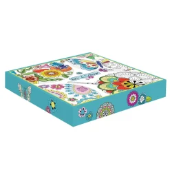 Assiette àdessert en porcelaine de Ø19 cm, dans une boîte Butterfly