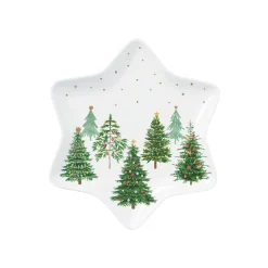 Assiette en forme d’étoile FESTIVE TREES