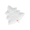 Assiette en porcelaine de 22×22 cm HOLLY & BERRIES WHITE