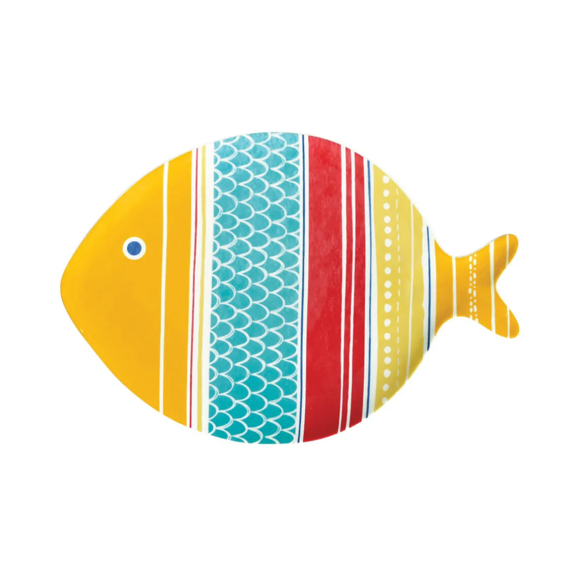Assiette en porcelaine de 30x7cm SEA FRIENDS – versColor 1