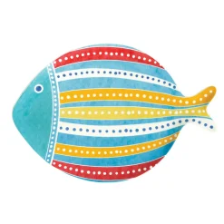 Assiette en porcelaine de 30x7cm SEA FRIENDS – versColor 1
