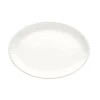 Assiette ovale 32,5×23 cm Tiffany WHITE