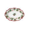 Assiette ovale gui CHRISTMAS BERRIES