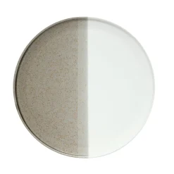 Assiette plate DOUBLE BEIGE