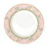 Assiette plate en porcelaine JARDIN DE REVES