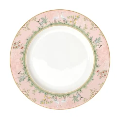 Assiette plate en porcelaine JARDIN DE REVES