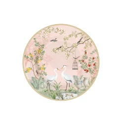 Assiette porcelaine JARDIN DE REVES