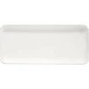 Assiette rectangulaire 36×16 cm Tiffany WHITE