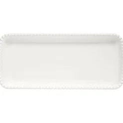 Assiette rectangulaire 36×16 cm Tiffany WHITE