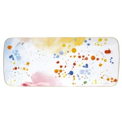 Assiette rectangulaire COLOUR SPLASH