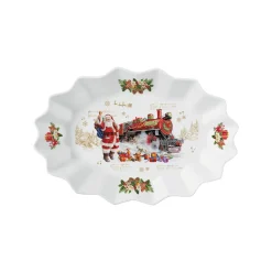Assiiete ovale CHRISTMAS MEMORIES