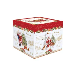 Bol à biscuits en forme de boule de Noël en porcelaine, dimensions Ø 18×23 cm CHRISTMAS MEMORIES