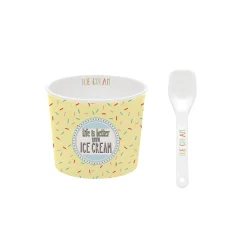 Bol à glace avec cuillère ONFLEEK 02