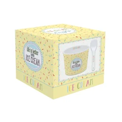 Bol à glace avec cuillère ONFLEEK 02