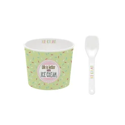 Bol à glace avec cuillère ONFLEEK 04