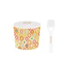 Bol à glace avec cuillère TEXTURE 05