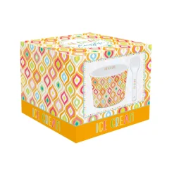 Bol à glace avec cuillère TEXTURE 05