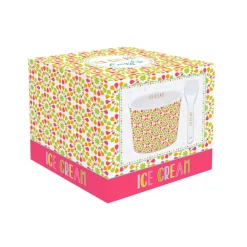 Bol à glace avec cuillère TEXTURE 06