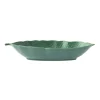 Bol feuille en porcelaine 30×13 cm TROPICAL LEAVES GREEN