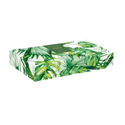 Bol feuille en porcelaine 26×11,5 cm LEAVES WHITE