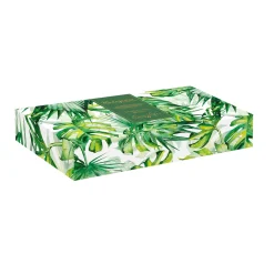 Bol feuille en porcelaine 30×13 cm LEAVES WHITE