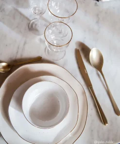 Coffret de 4 bols en porcelaine Ø15 cm WHITE