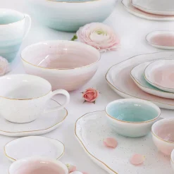 Coffret de 6 bols en porcelaine Ø 15 cm PINK