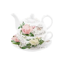 Coffret Egoiste En Porcelaine Fine 350 ml + 350 ml JARDIN BOTANIQUE