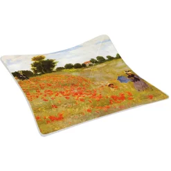 Coupelle en verre de qualité supérieure 13×13 cm LA PROMENADE (POPPIES)