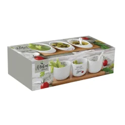 Ensemble apéritif avec 3 bols et cuillères KITCHEN ELEMENTS