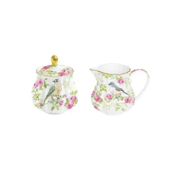 Ensemble avec pot à lait et sucrier SPRING TIME