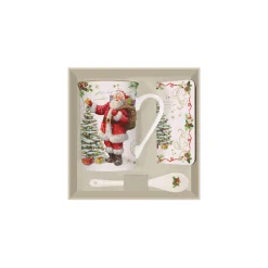 Ensemble avec tasse, cuillère et sous-verre MAGIC Christm