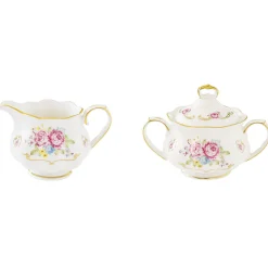 Ensemble cremier et sucrier en porcelaine 200 ml + 200 ml