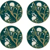 Ensemble de 4 assiettes à dessert ROYAL PEONIES