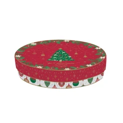 Ensemble de 4 assiettes à dessert JINGLE BELLS