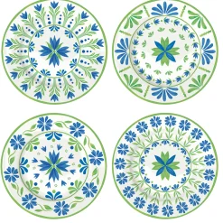 Ensemble de 4 assiettes à dessert FLOWERS GARDEN