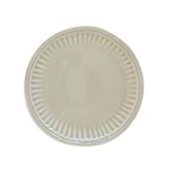 Ensemble de 6 assiettes creuses en porcelaine de Ø 19 cm LIGHT GREY