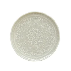 Ensemble de 6 assiettes creuses en porcelaine de Ø 19 cmLIGHT GREY