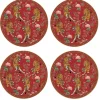 Ensemble de 4 assiettes àdessert BENGALA