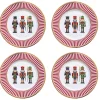 Ensemble de 4 assiettes àdessert NUTCRACKER