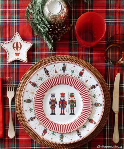 Ensemble de 4 assiettes àdessert NUTCRACKER