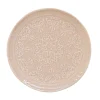 Ensemble de 6 assiettes en porcelaine de Ø 26,5 cm BEIGE